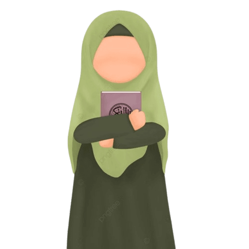 Muslim child learning